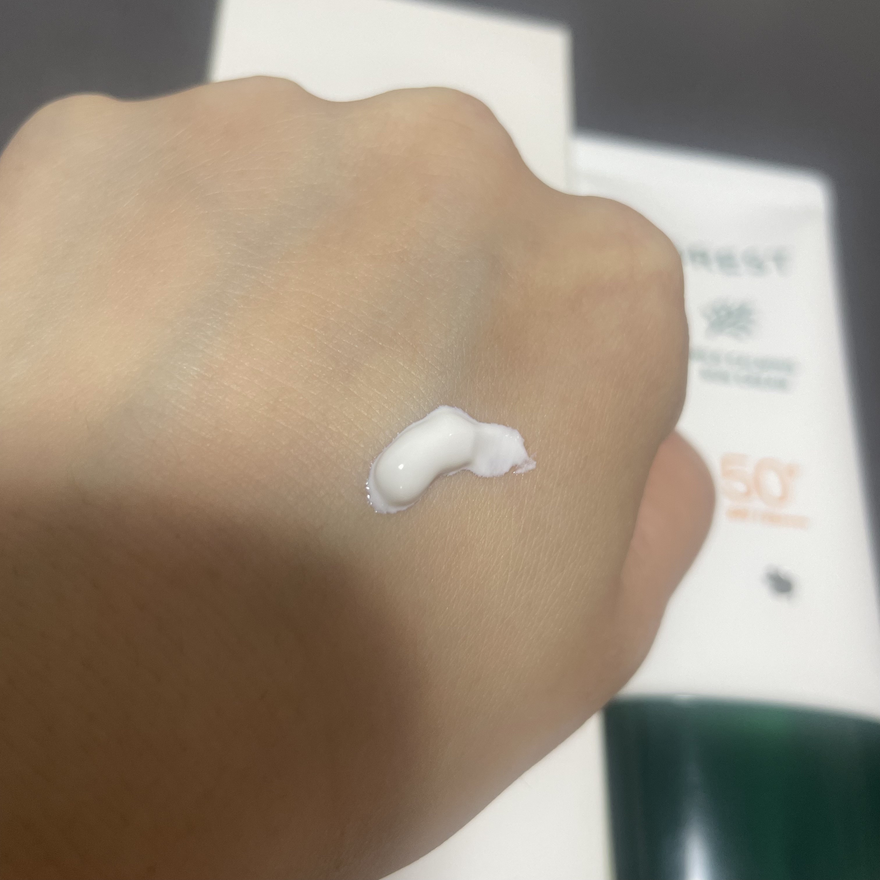 フォレスト マイルドカーミングサンクリーム/FoRest by Greenfinger/日焼け止めクリームを使ったクチコミ（2枚目）