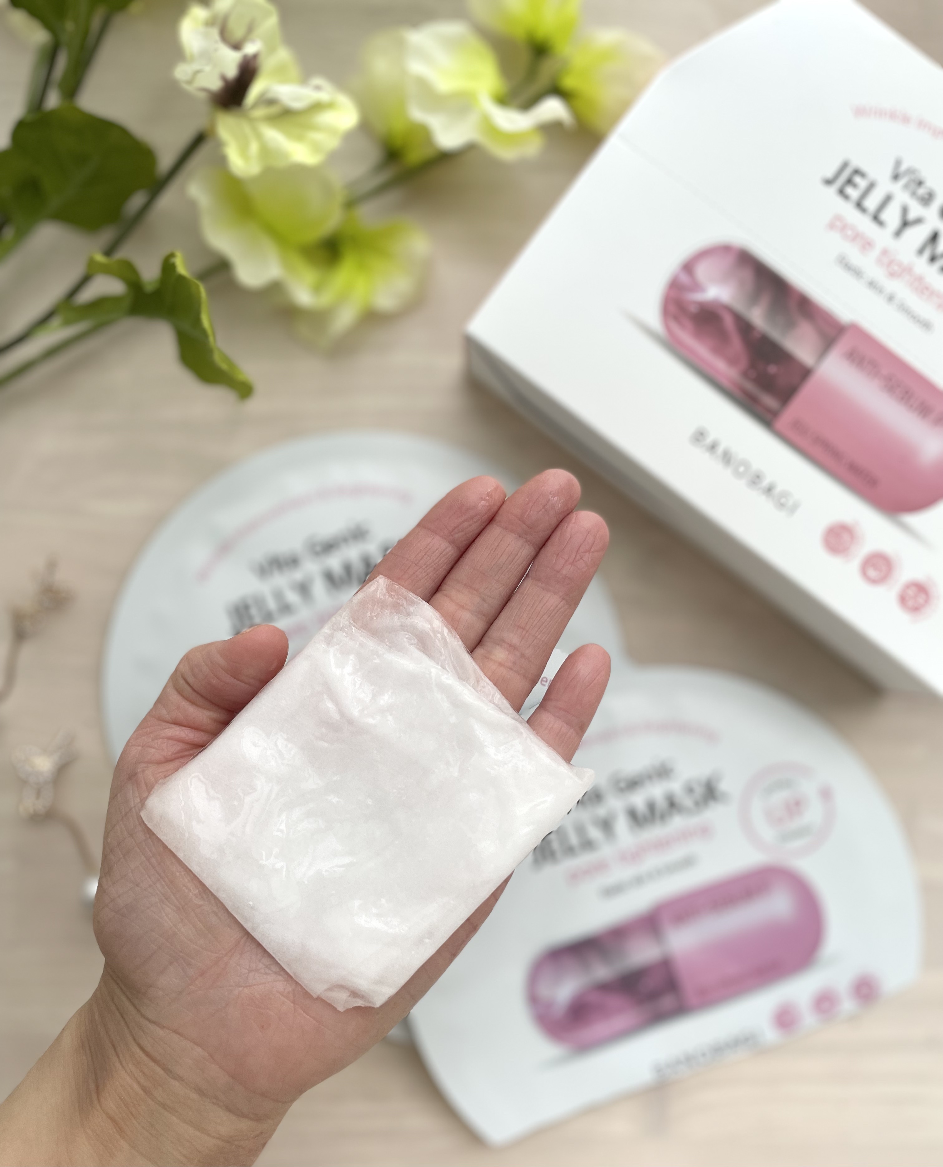 ビタジェニック ゼリーマスク ポアタイトニング /BANOBAGI/シートマスク・パックを使ったクチコミ（3枚目）