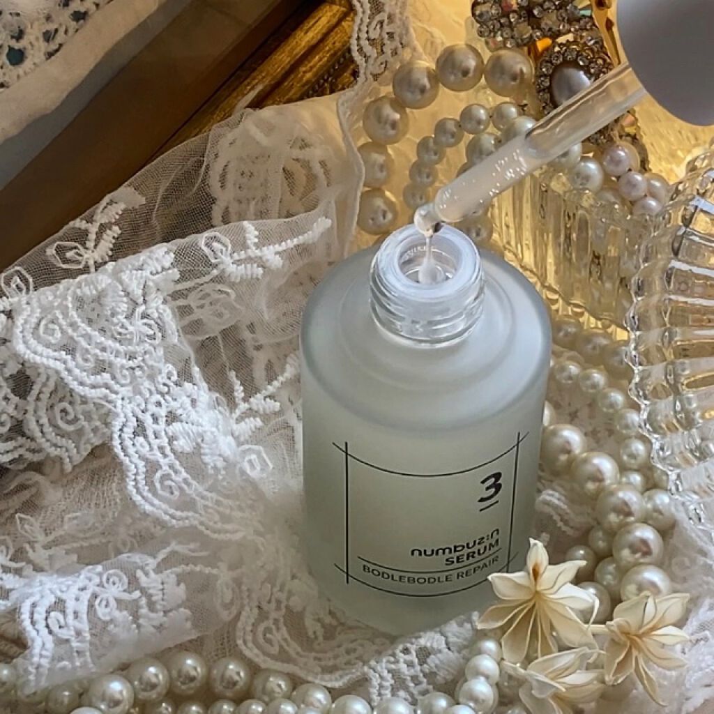 3番 すべすべキメケアセラム/numbuzin/美容液を使ったクチコミ(3枚目)