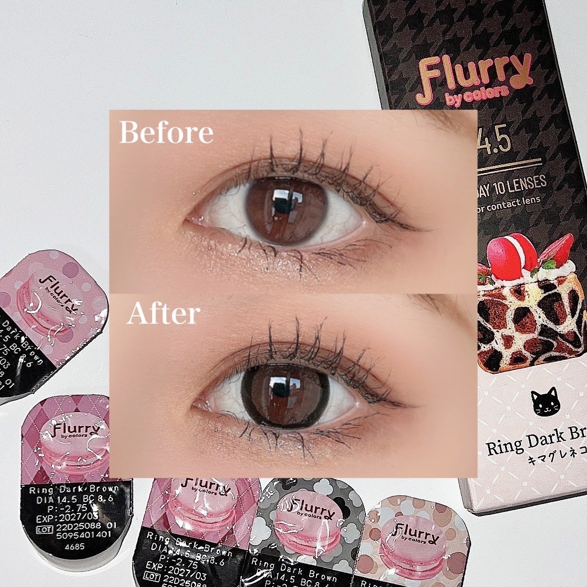 Flurry by colors 1day/Flurry by colors/ワンデー(1DAY)カラコンを使ったクチコミ(3枚目)