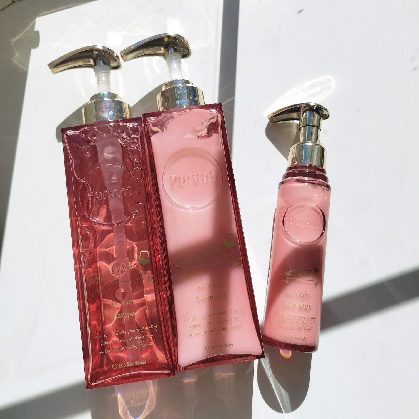 プルント リライトペアセット レッドワイン/Purunt./市販シャンプーを使ったクチコミ(8枚目)