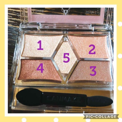 【旧品】パーフェクトスタイリストアイズ/キャンメイク/アイシャドウパレットを使ったクチコミ(2枚目)