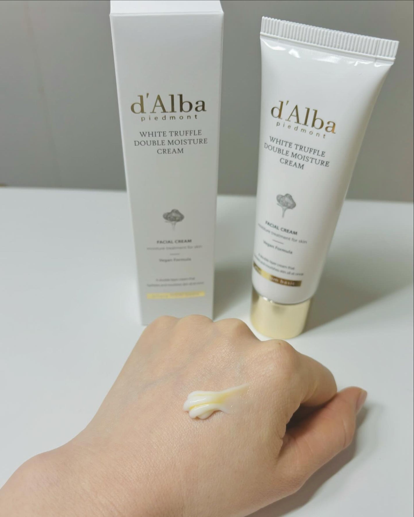 ホワイトトリュフダブルモイスチャークリーム/ダルバ/フェイスクリームを使ったクチコミ(4枚目)