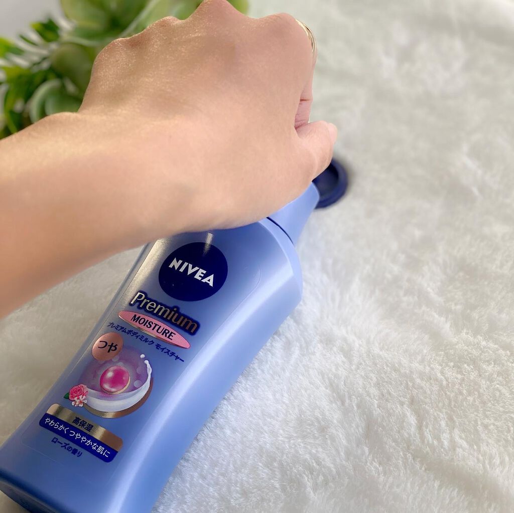 ニベア プレミアムボディミルク モイスチャー/ニベア/ボディミルクを使ったクチコミ(3枚目)