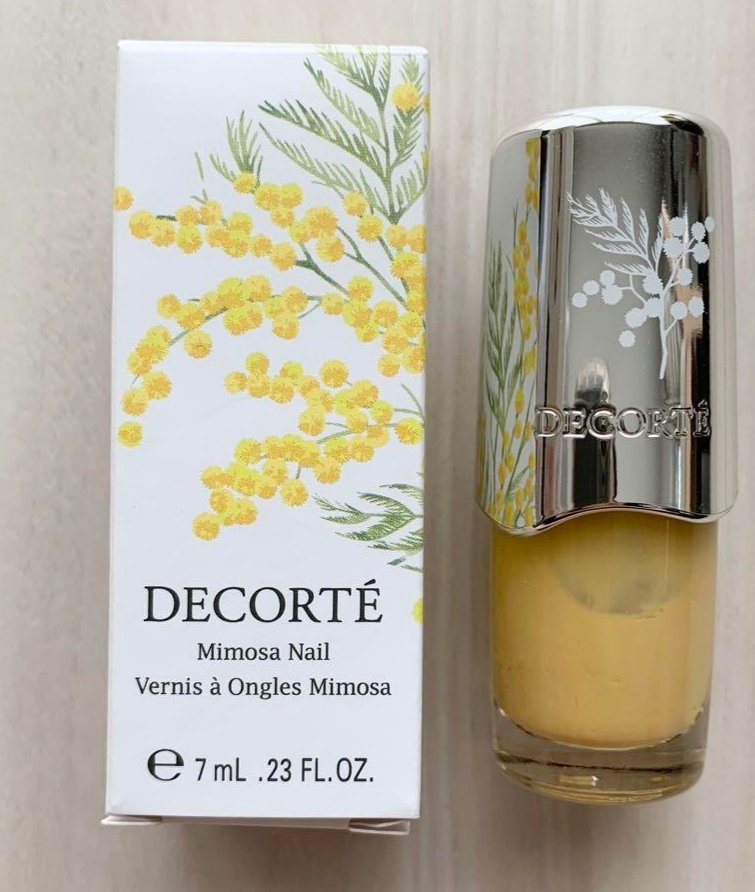 ミモザ ネイル 04 possibilities/DECORTÉ/マニキュアを使ったクチコミ（1枚目）