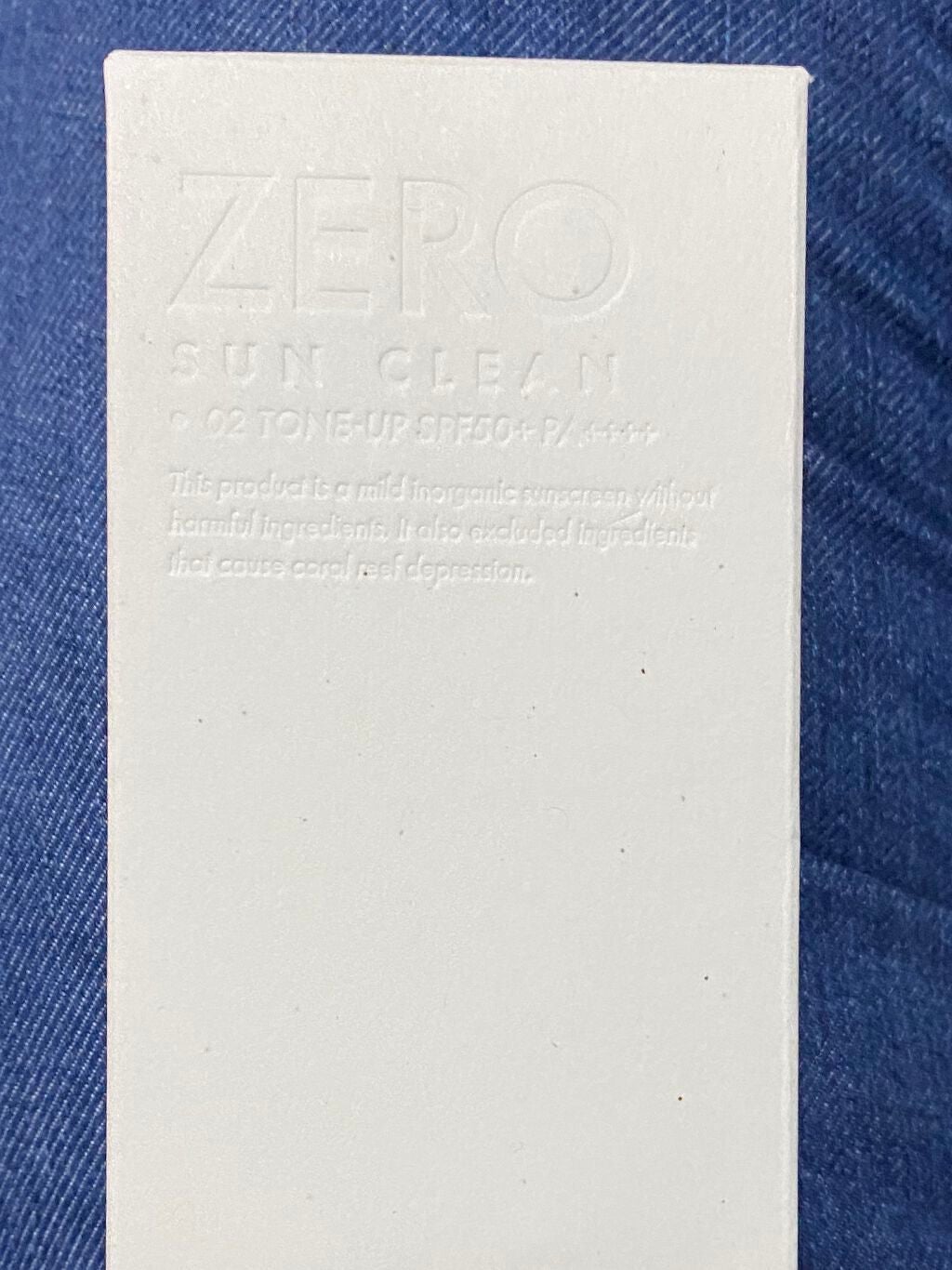 ゼロサンクリーン/rom&nd/日焼け止めクリームを使ったクチコミ(1枚目)