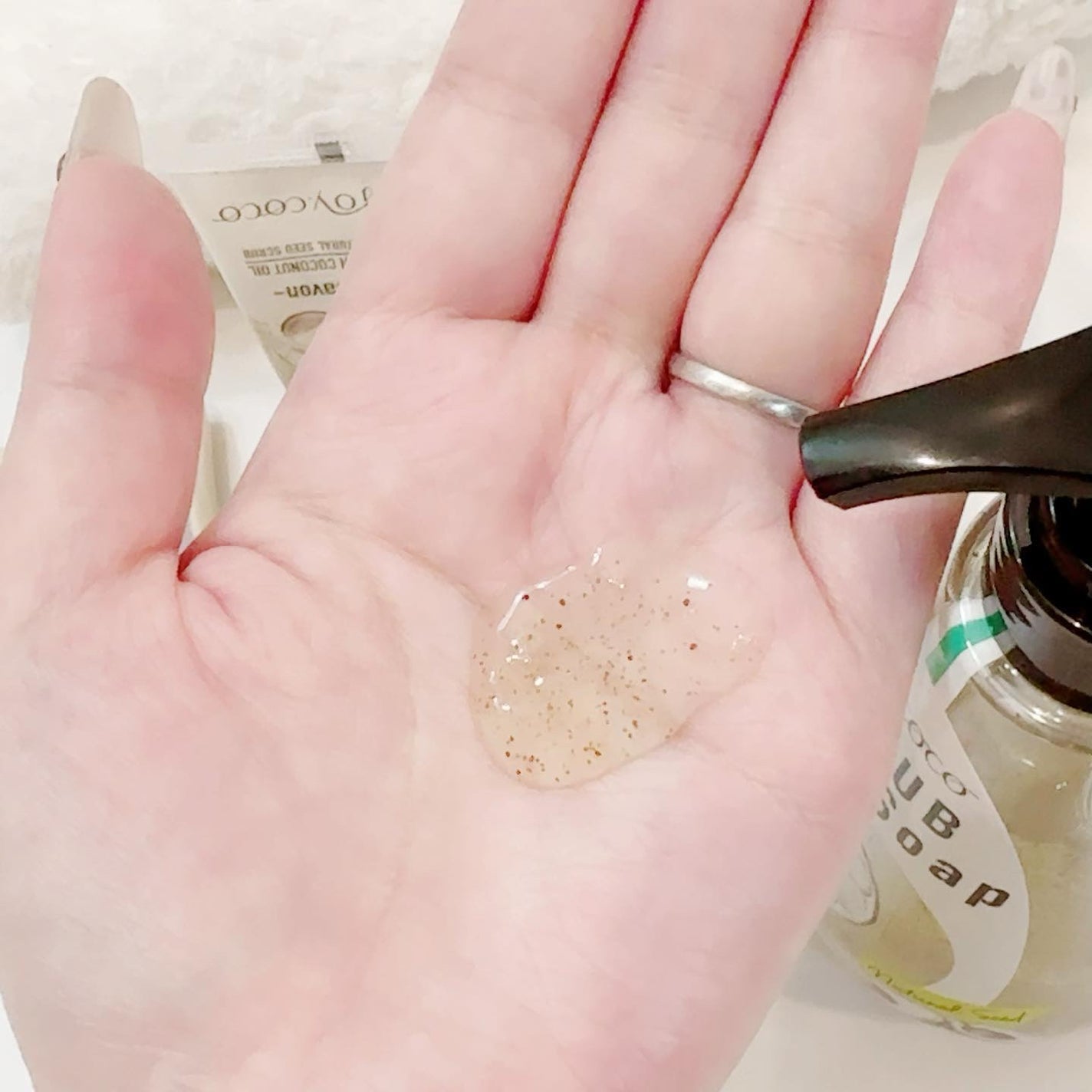 JC スクラブハンドソープ/Joy.coco(ジョイココ)/ハンドソープを使ったクチコミ(3枚目)