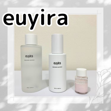 EUYIRA デイリーバリアケアトナーのクチコミ「
【euyira】
デイリーバリアケアトナー
オリゴヒアルロン酸など水分保湿成分配合で肌の保湿.....」（1枚目）