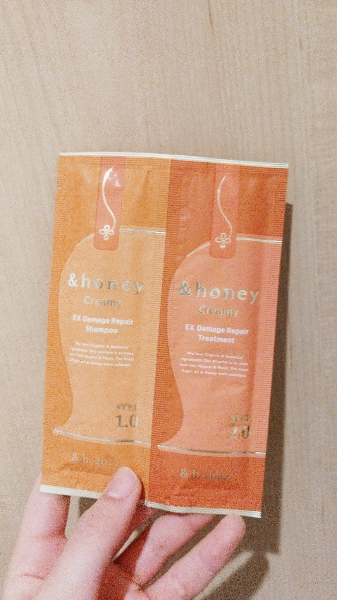 Creamy EXダメージリペアシャンプー1.0/ヘアトリートメント2.0/&honey/市販シャンプーを使ったクチコミ(1枚目)