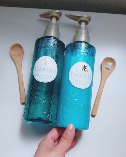 ヘッドスパフォームリッチシャンプー/ディープスパリペアトリートメント/TIARERA/市販シャンプーを使ったクチコミ(4枚目)