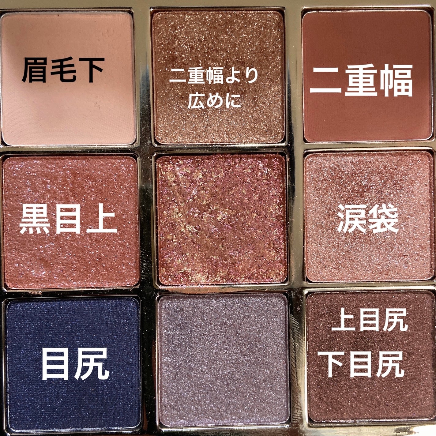 長相思シリーズ 9色アイシャドウパレット/CATKIN/アイシャドウパレットを使ったクチコミ(2枚目)