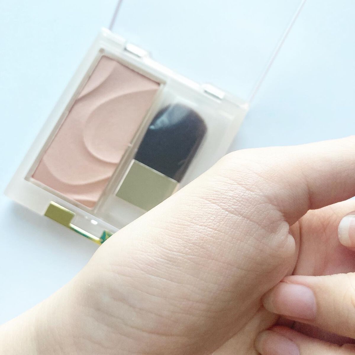 シームレストーン ブラッシュ/excel/パウダーチークを使ったクチコミ(5枚目)