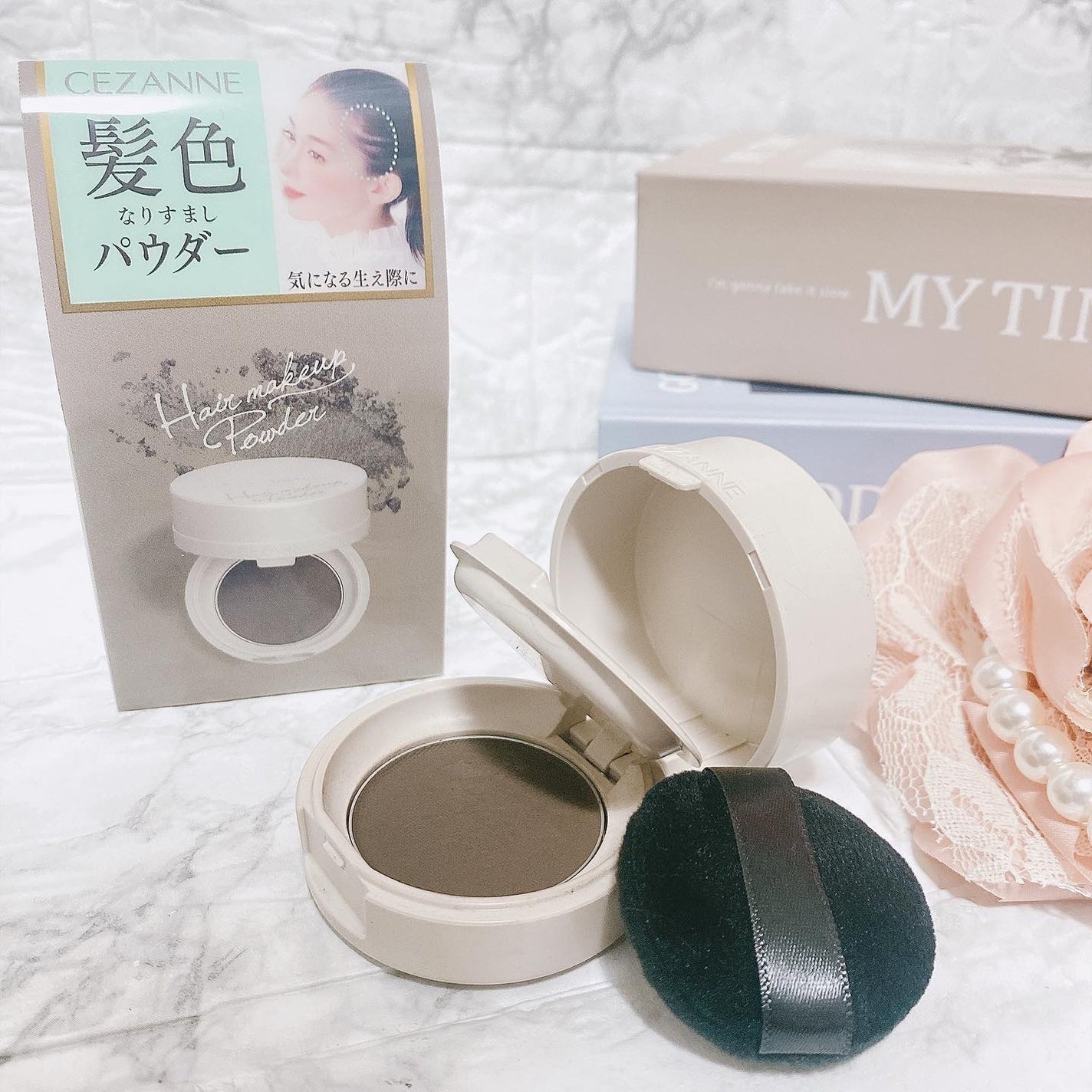 ヘアメイクパウダー/CEZANNE/ヘアケア・スタイリングを使ったクチコミ(2枚目)