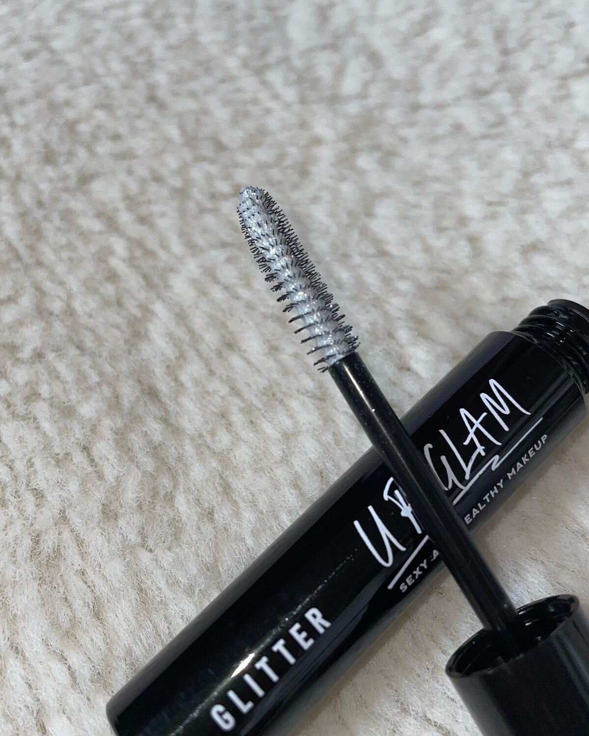 GLITTER MASCARA/U R GLAM/マスカラトップコートを使ったクチコミ(4枚目)
