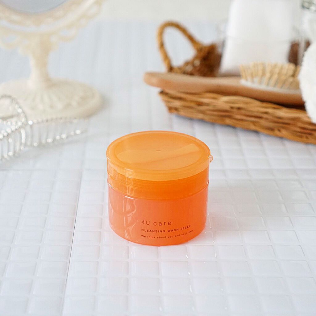 クレンジング洗顔ジェリー/4U care/クレンジングジェルを使ったクチコミ（1枚目）