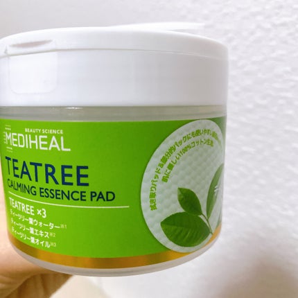 ティーツリーカーミングエッセンスパッド/MEDIHEAL/トナーパッドを使ったクチコミ(1枚目)