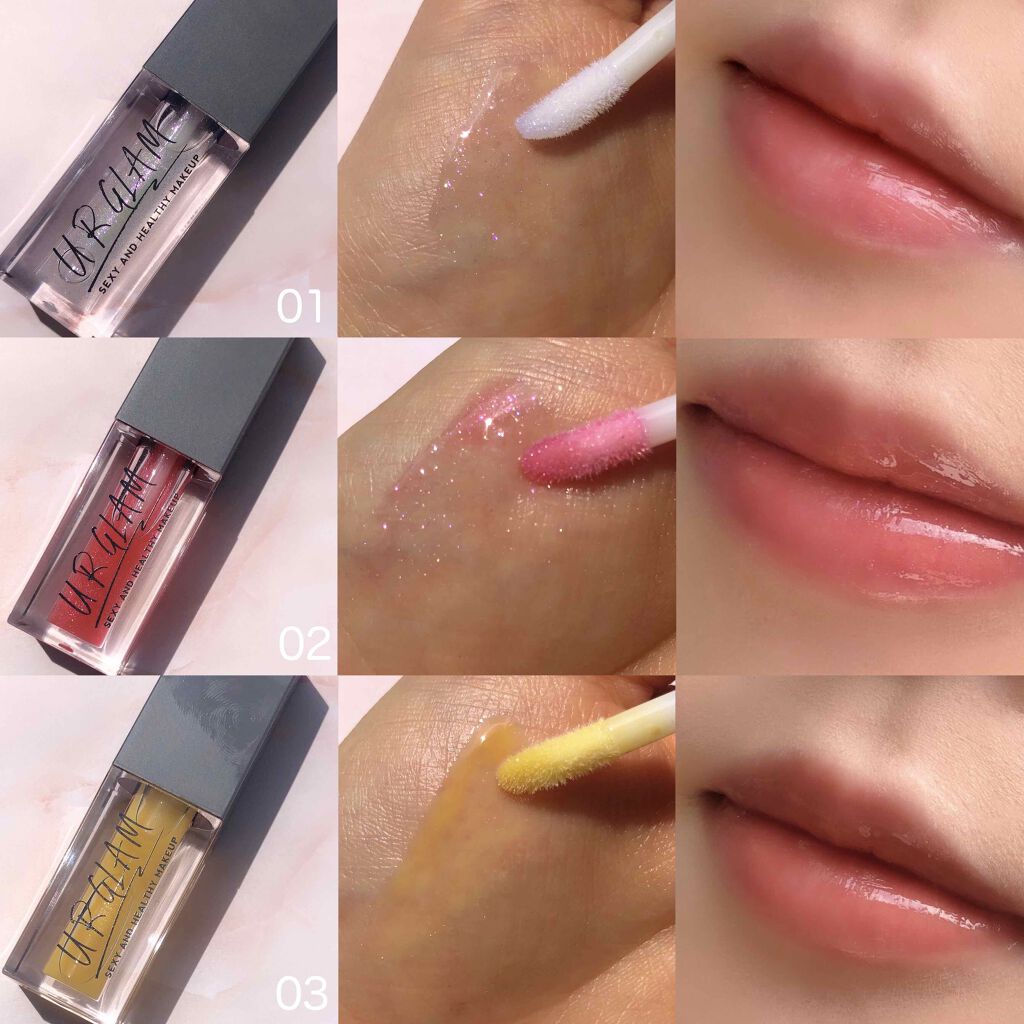 URGLAM　LIP GLOSS/U R GLAM/リップグロスを使ったクチコミ（2枚目）