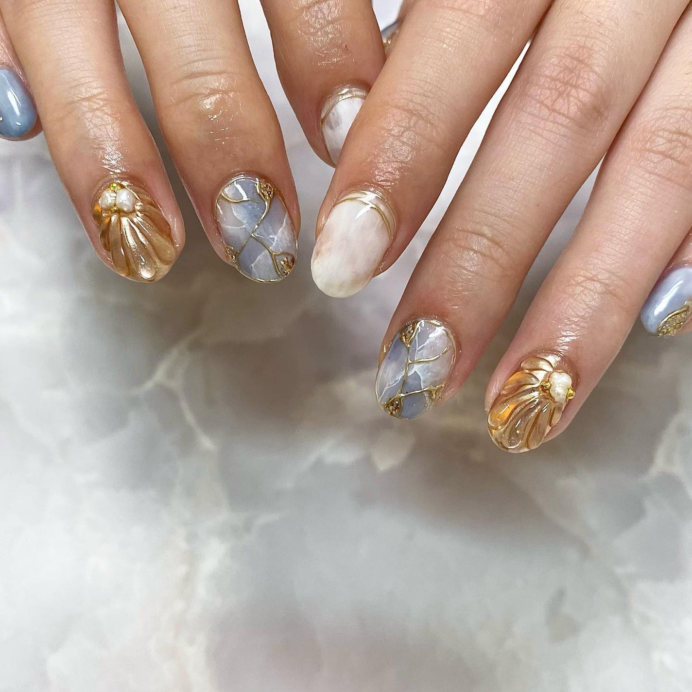 naomi on LIPS 「お持ち込みnail💓@yurikabambaさんのお持ち込み..」(1枚目)