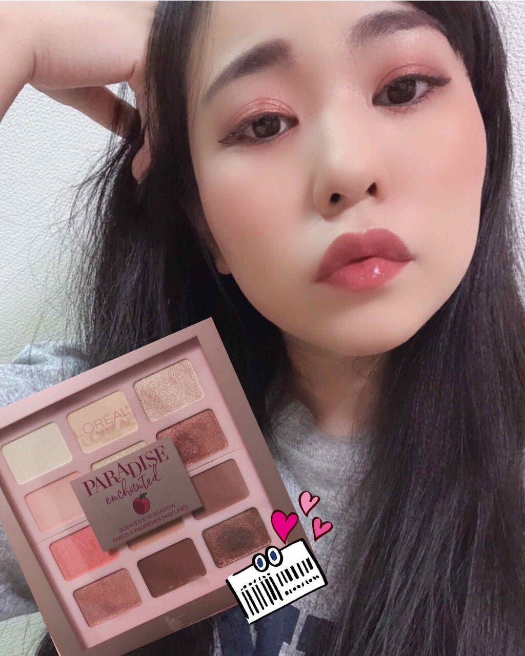 L'Oreal パラダイスエンチャンティッド150センテッドアイシャドウ/ロレアル パリ/アイシャドウパレットを使ったクチコミ(1枚目)