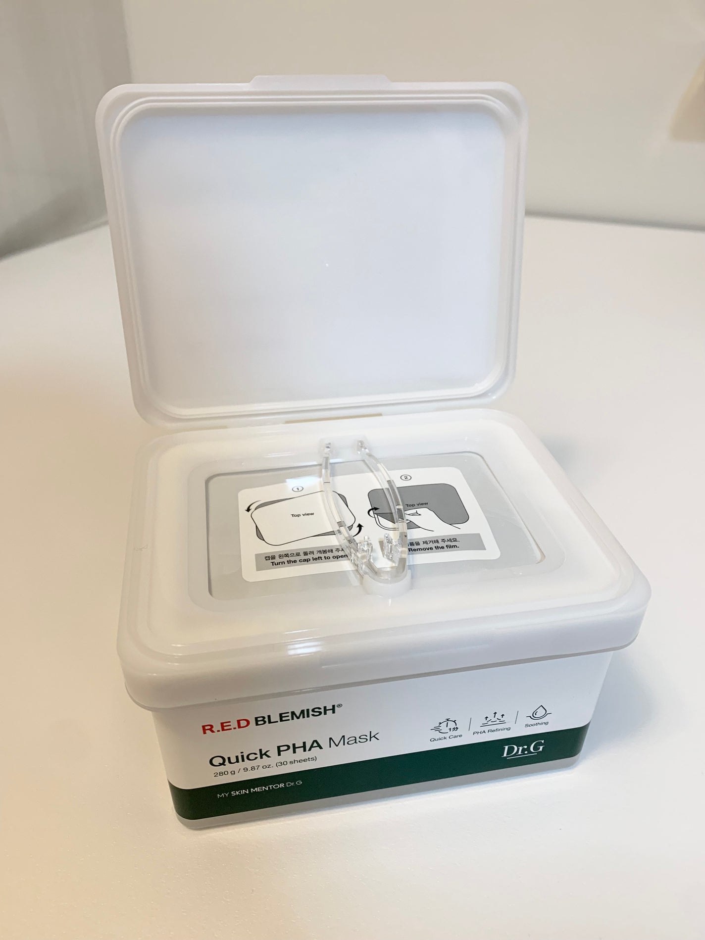 レッドブレミッシュクイックPHAシートマスク/Dr.G/シートマスク・パックを使ったクチコミ(2枚目)