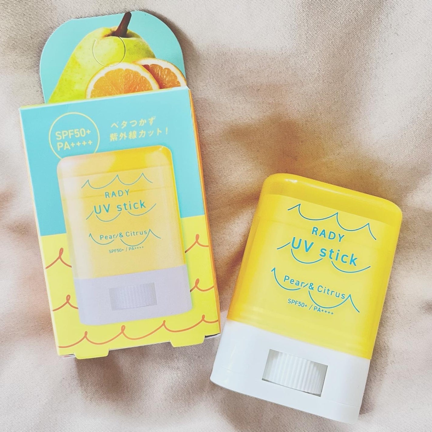 STラディー クリアUVスティック 洋梨シトラスの香り/Rady/日焼け止めスティックを使ったクチコミ(1枚目)