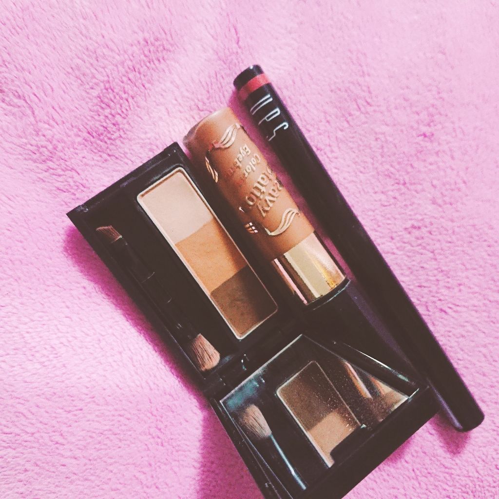 UPS アイブロウペンシルチョークのクチコミ「赤っぽい髪色なので、眉ベースとしてアプスのマルサラボルドーブラウン。上からケイトのアイブロウと.....」（2枚目）