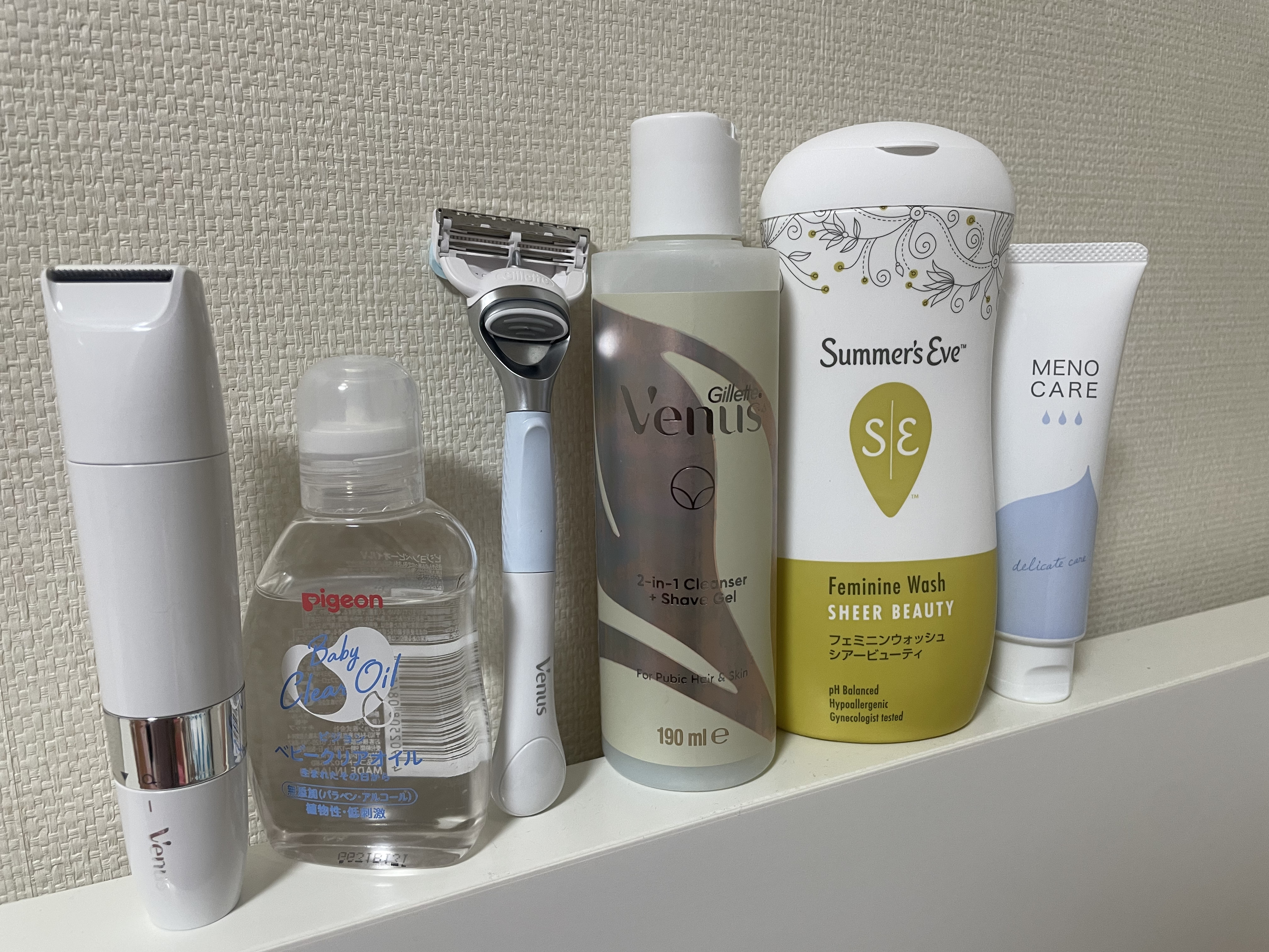 ヴィーナス VIO ヘア&スキン 2イン1クレンザー＋シェーブジェル/Gillette Venus/ムダ毛ケアを使ったクチコミ（1枚目）