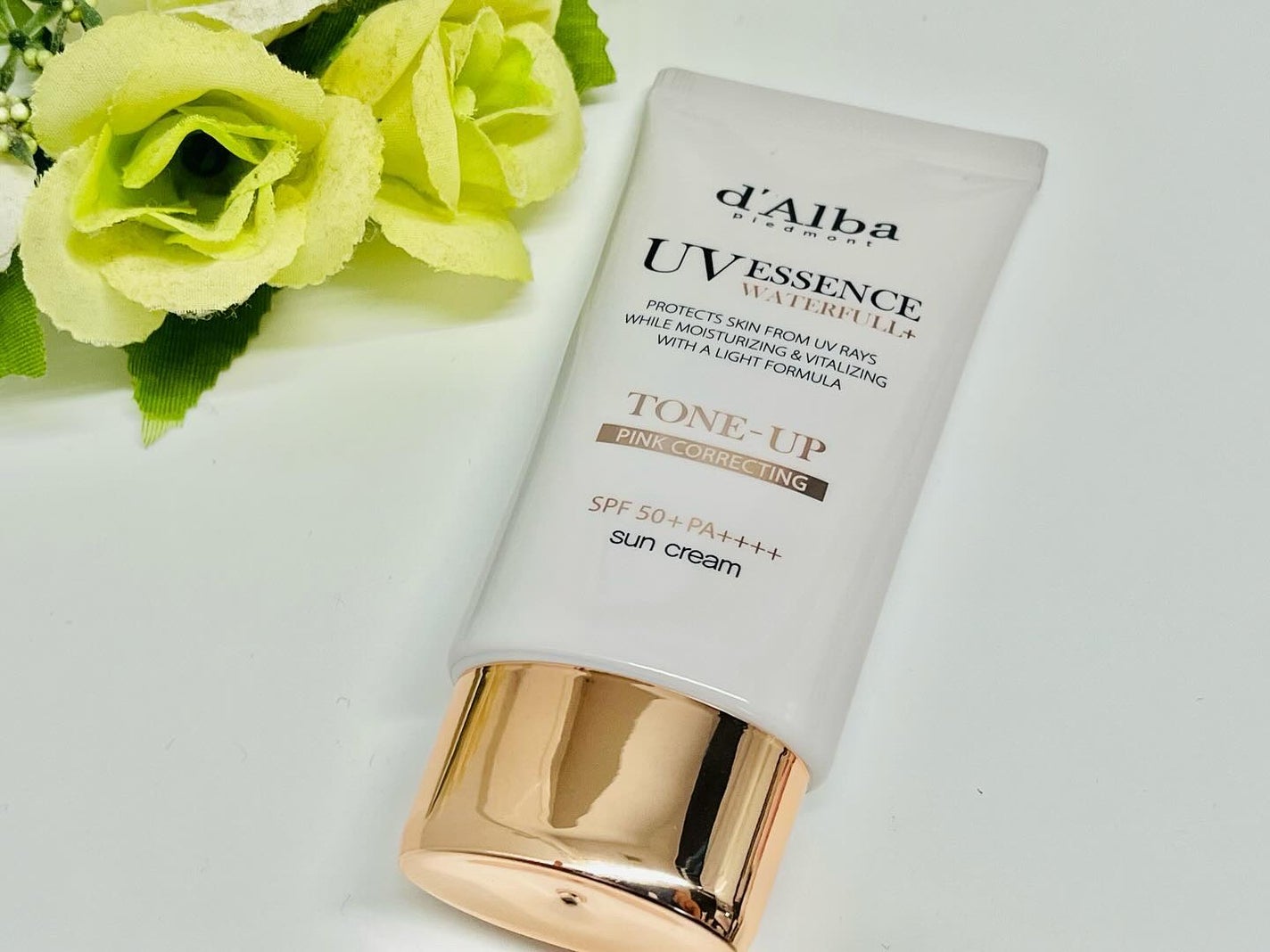 ウォータフルトーンアップサンクリーム/ダルバ/日焼け止めクリームを使ったクチコミ(1枚目)