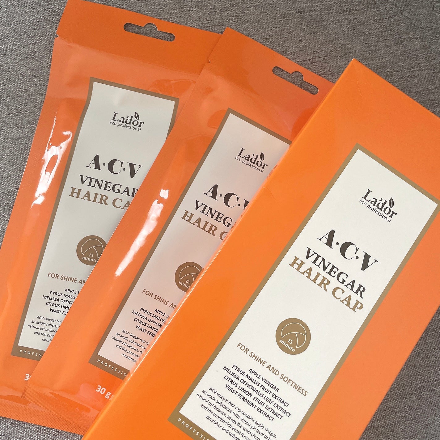 ACV VINEGAR HAIR CAP /La'dor/アウトバストリートメントを使ったクチコミ(1枚目)