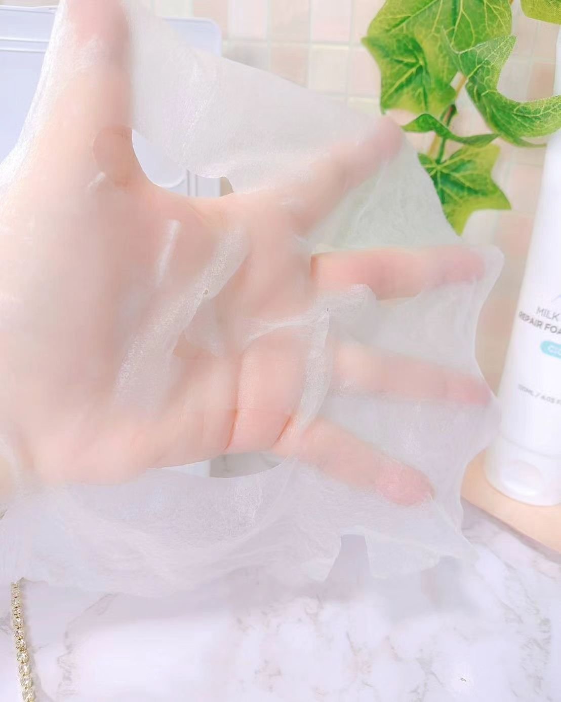 ミルクシスルリペアシカクイックマスクプラス/BANOBAGI/シートマスク・パックを使ったクチコミ（3枚目）