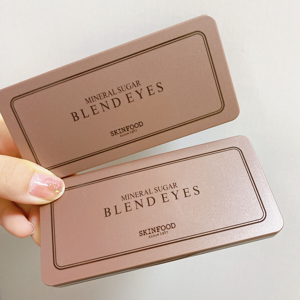 ミネラルシュガー ブレンドアイズ/SKINFOOD/アイシャドウパレットを使ったクチコミ（3枚目）