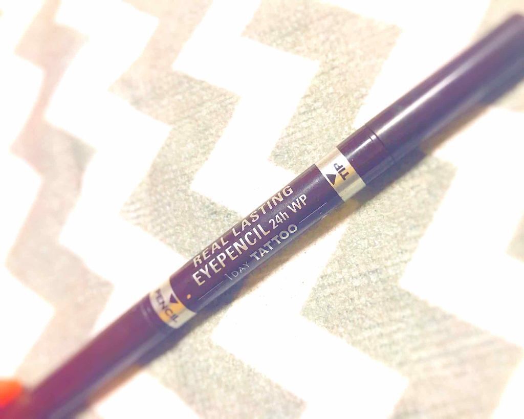 リアルラスティングアイペンシル24h WP(旧)/K-パレット/ペンシルアイライナーを使ったクチコミ(1枚目)
