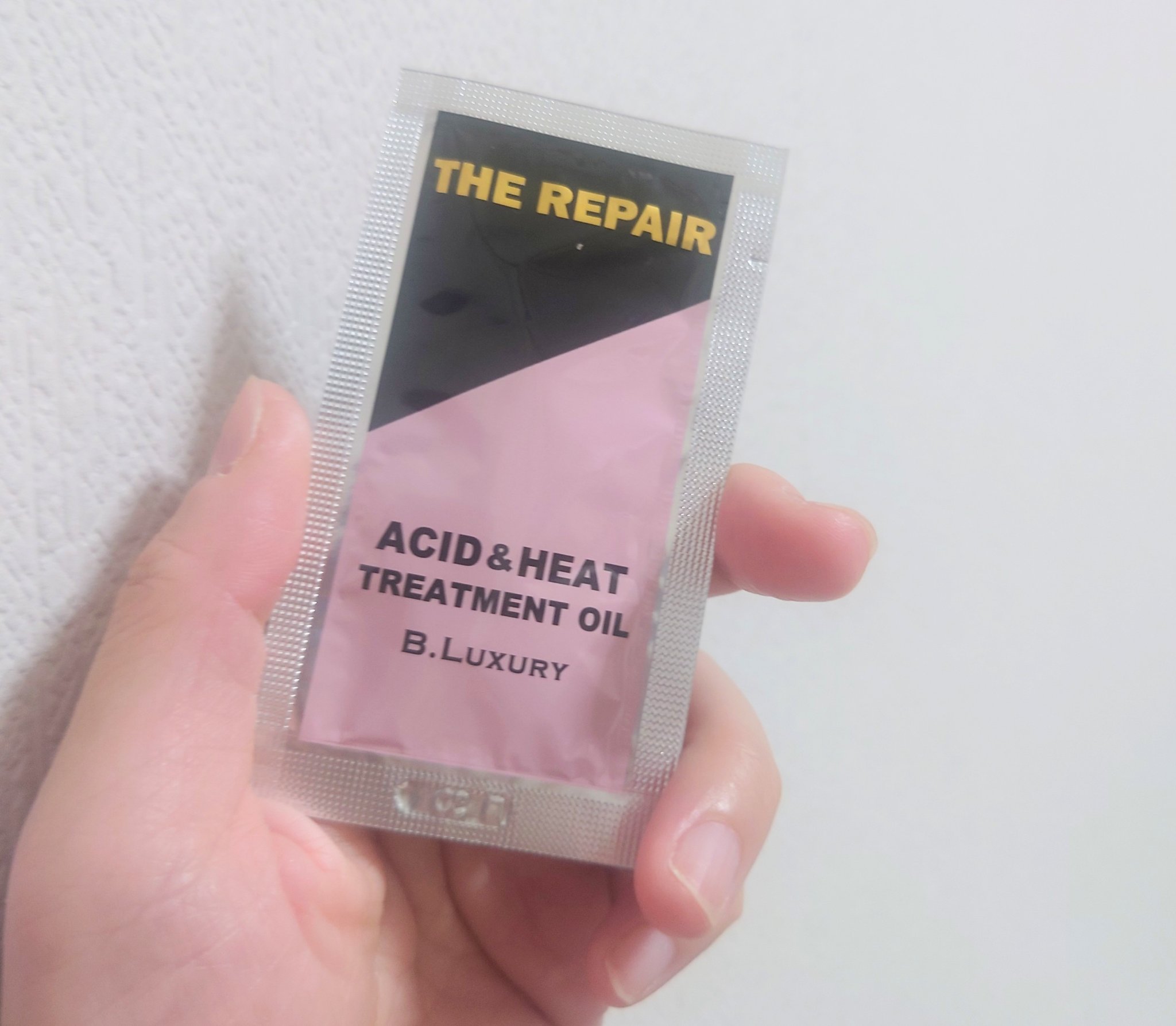 ザ・リペア 酸熱トリートメントオイル/ビーラグジュアリー/アウトバストリートメントを使ったクチコミ（1枚目）