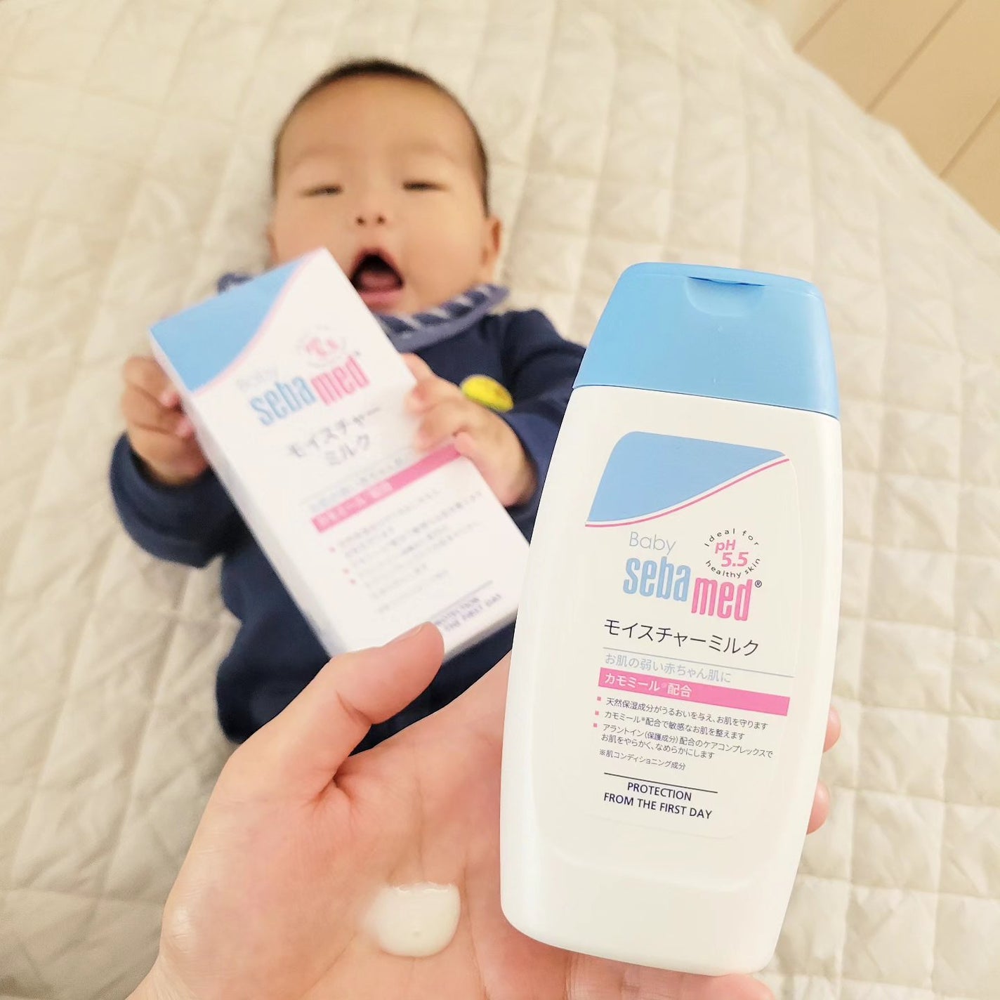 モイスチャーローション/ベビーセバメド/ボディローションを使ったクチコミ(3枚目)