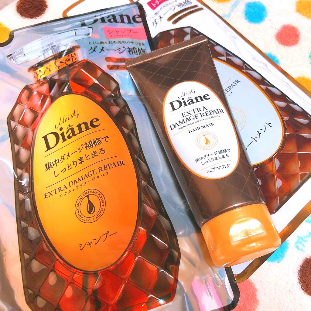 パーフェクトビューティ モイストダイアン エクストラダメージリペア シャンプー/トリートメント/ダイアン/市販シャンプーを使ったクチコミ(2枚目)