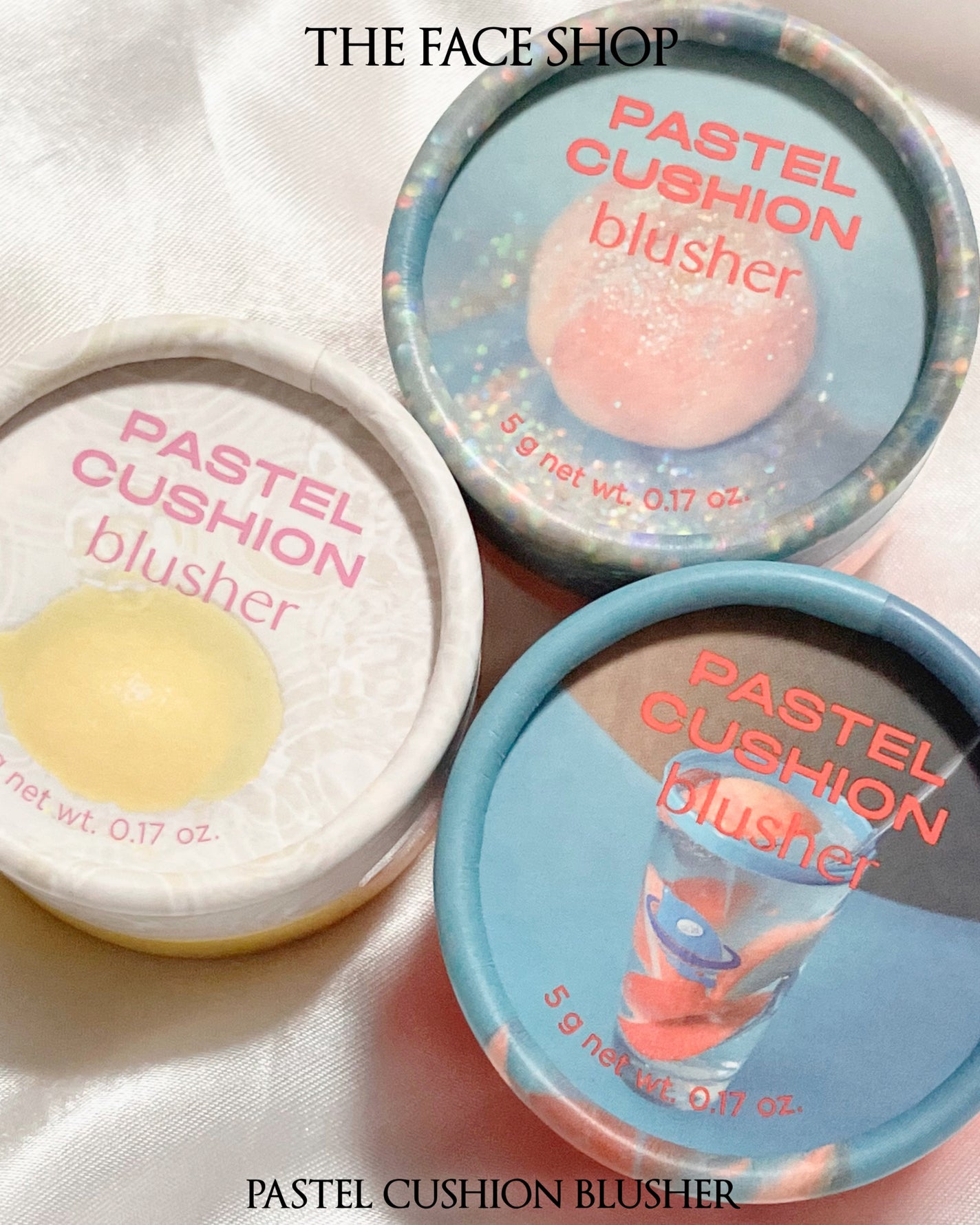 パステルクッションブラッシャー/THE FACE SHOP/パウダーチークを使ったクチコミ(2枚目)