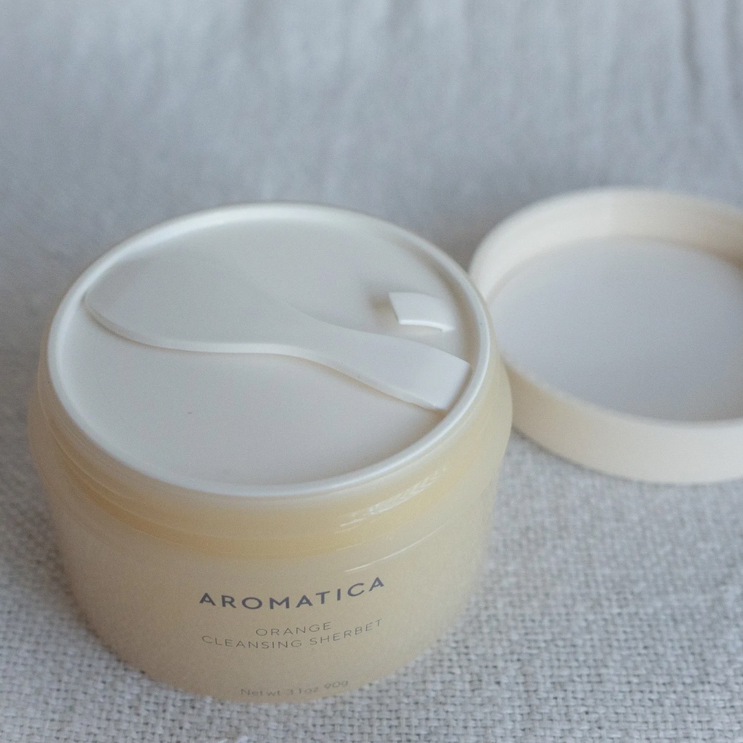 オレンジクレンジングシャーベット/AROMATICA/クレンジングバームを使ったクチコミ（3枚目）