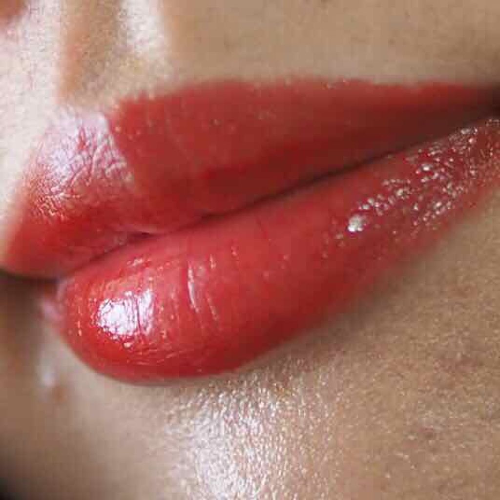 ルージュ ヴォリュプテ シャイン/YVES SAINT LAURENT BEAUTE/口紅を使ったクチコミ(3枚目)