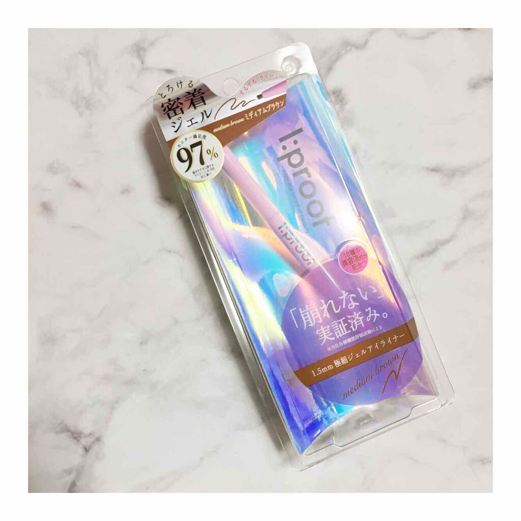 ハイパークリーミーアイライナー/アイプルーフ/ジェルアイライナーを使ったクチコミ（1枚目）