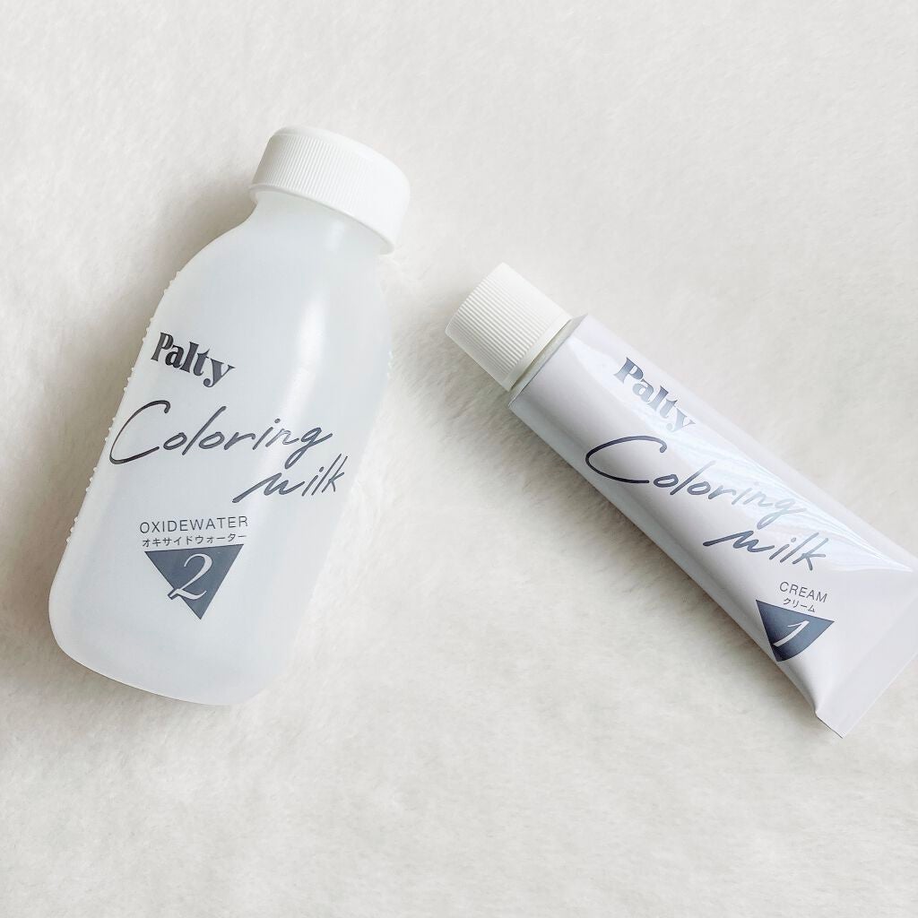 カラーリングミルク【旧】/パルティ/ヘアカラーを使ったクチコミ(3枚目)