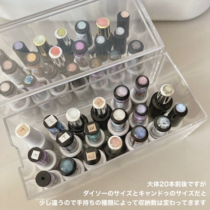 3段式クリアーケース/DAISO/その他化粧小物を使ったクチコミ(6枚目)