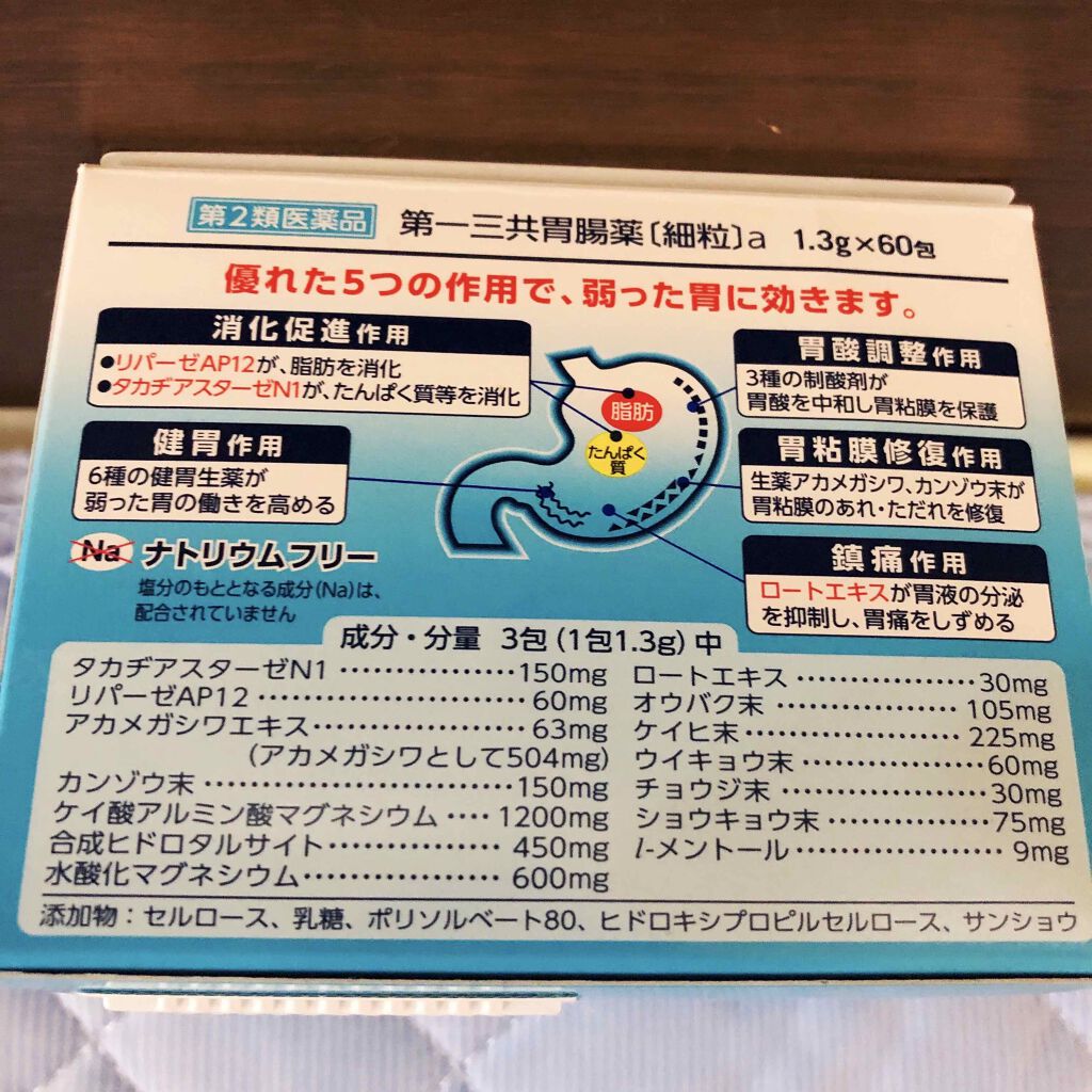 第一三共胃腸薬(細粒)(医薬品)/第一三共ヘルスケア/その他を使ったクチコミ(2枚目)