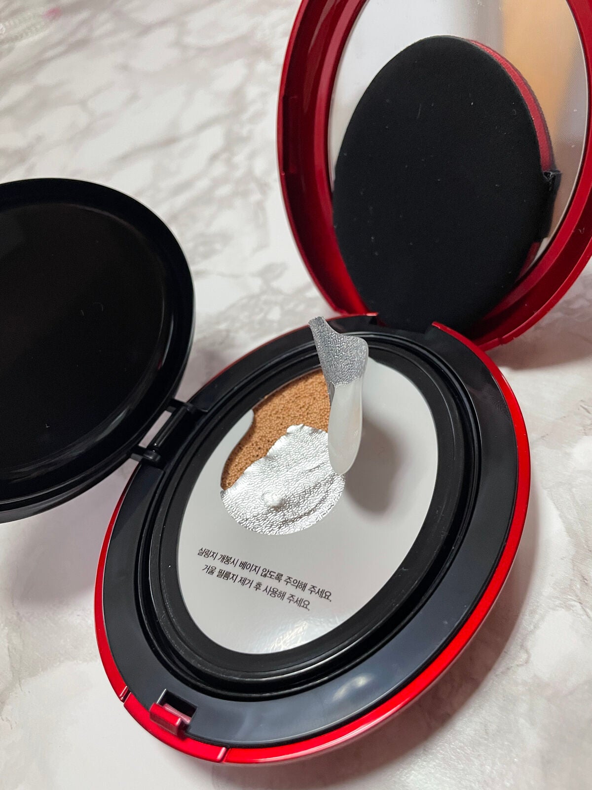 マスク フィット レッド クッション/TIRTIR(ティルティル)/クッションファンデーションを使ったクチコミ(2枚目)