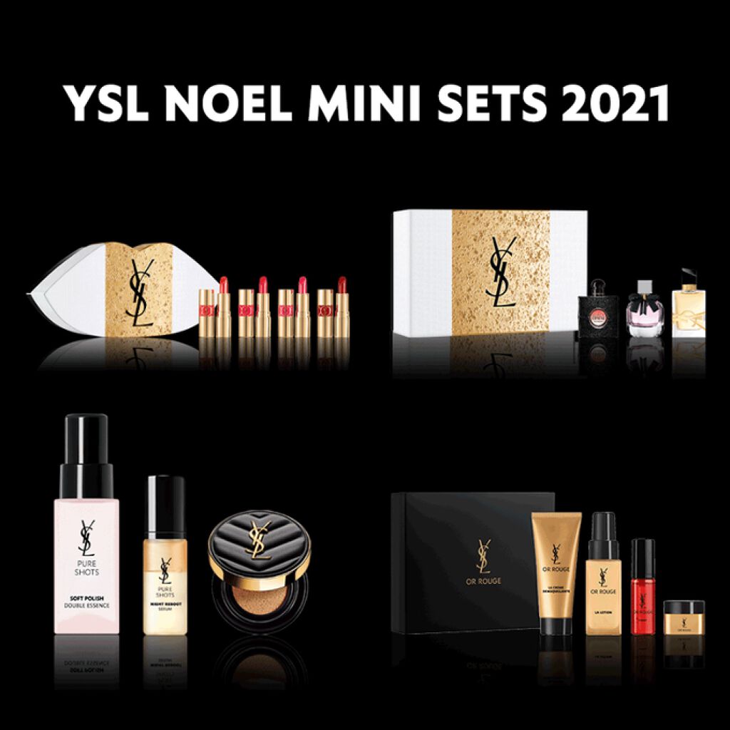 YSL ノエル ミニ リップボックスセット<限定品>/YVES SAINT LAURENT BEAUTE/メイクアップキットを使ったクチコミ(1枚目)