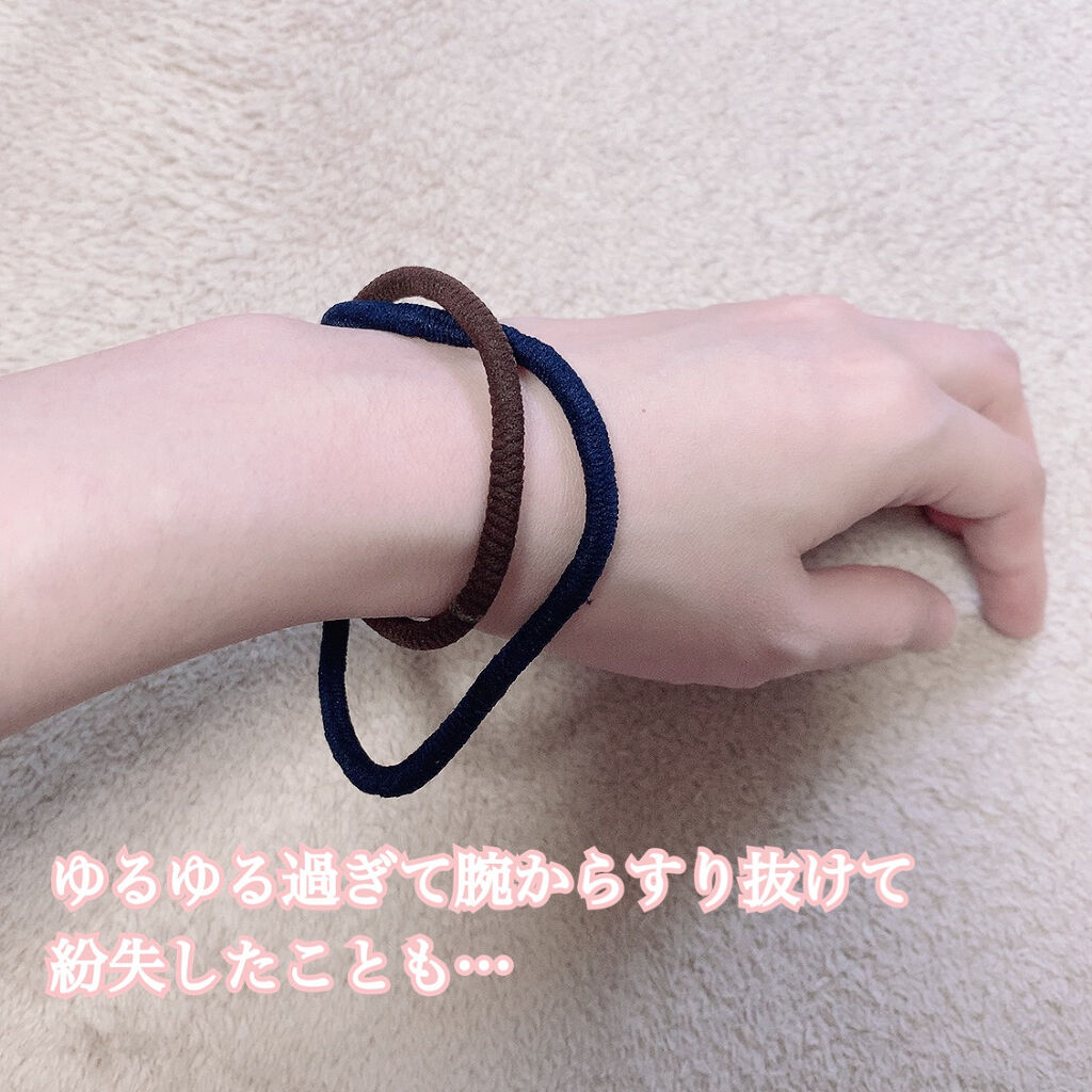 ヘアゴム/貝印/ヘアアクセサリーを使ったクチコミ（2枚目）