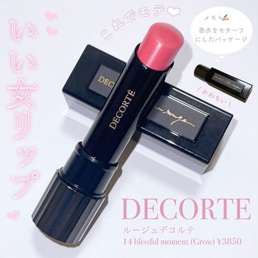 ルージュ デコルテ 14/DECORTÉ/口紅を使ったクチコミ（1枚目）