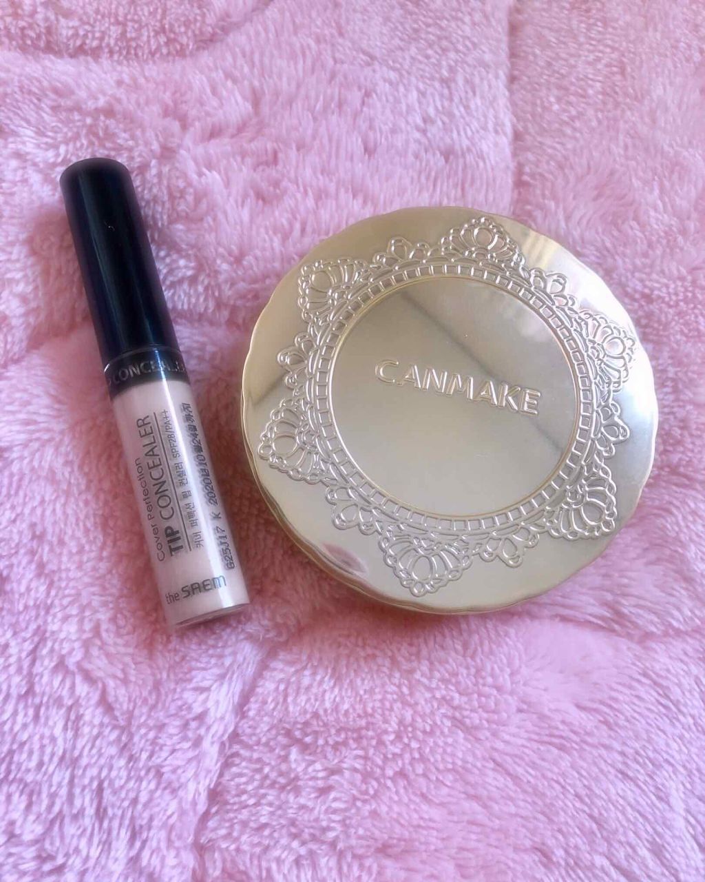 【旧品】マシュマロフィニッシュパウダー/キャンメイク/プレストパウダーを使ったクチコミ(1枚目)