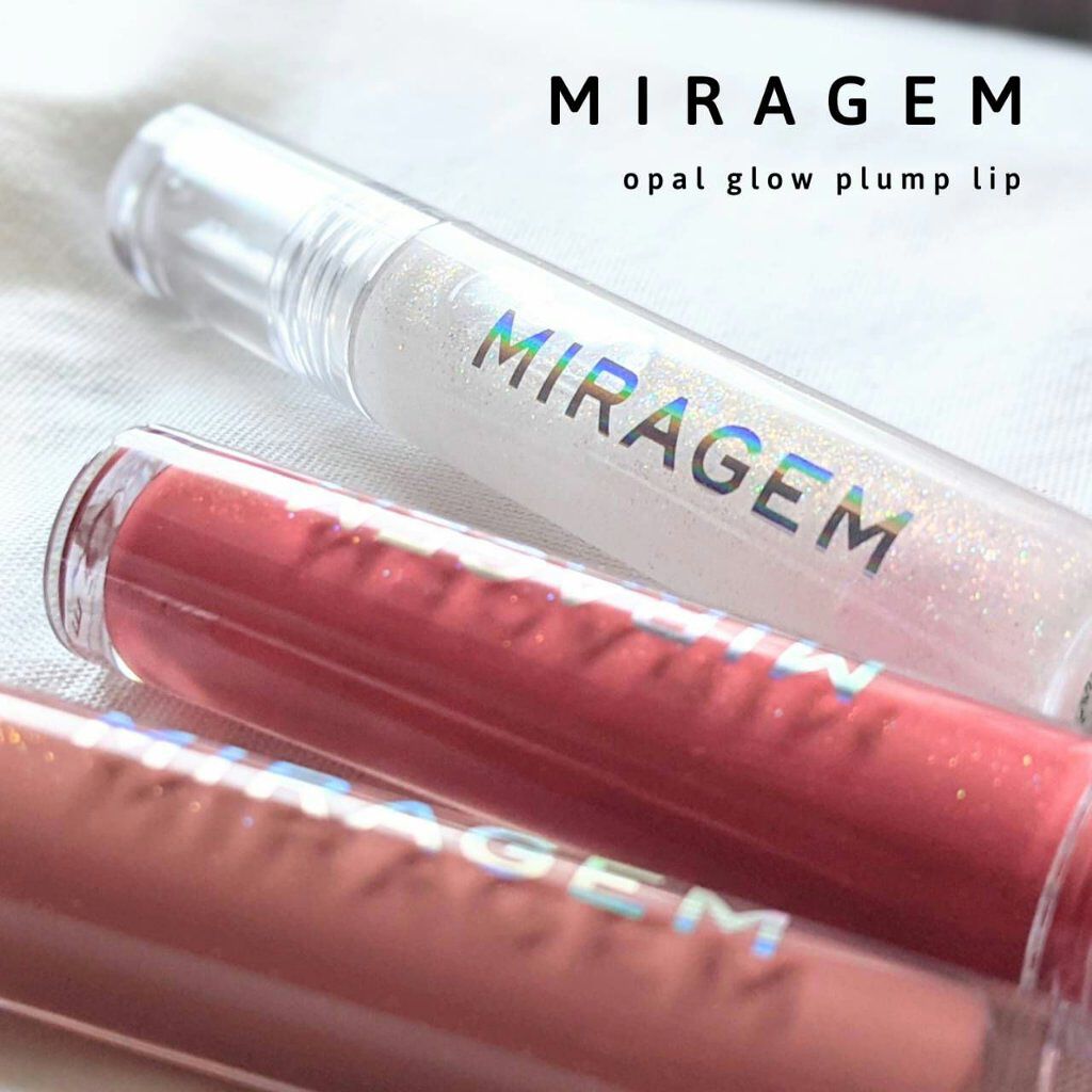 オパールグロープランプリップ/MIRAGEM/リップグロスを使ったクチコミ（1枚目）