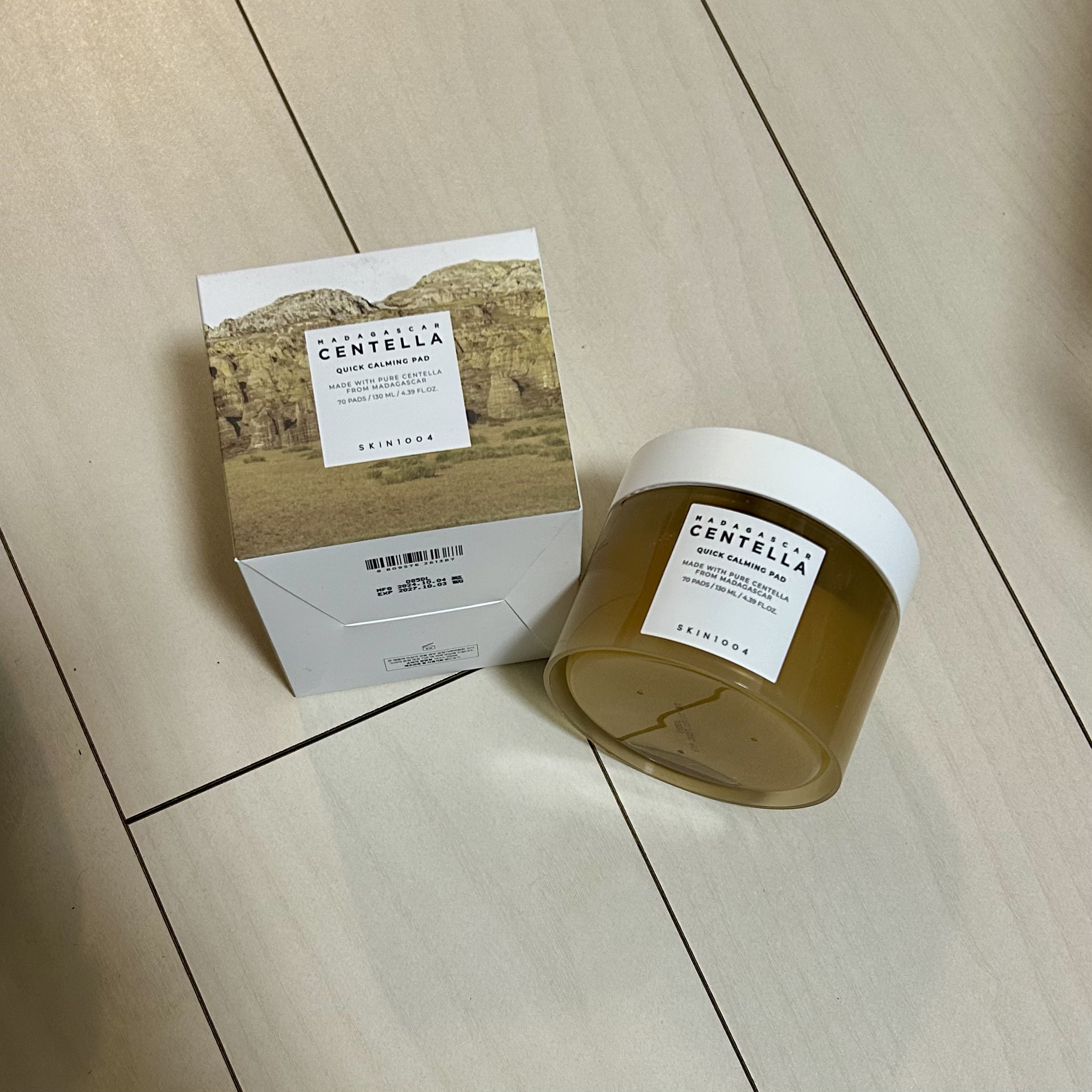 センテラ クイックカーミングパッド/SKIN1004/トナーパッドを使ったクチコミ（1枚目）