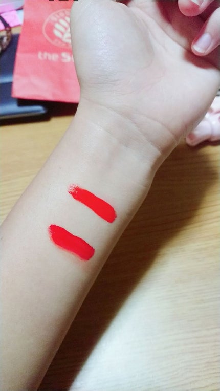 ムース キャンディー ティント/the SAEM/リップティントを使ったクチコミ(2枚目)